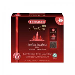 Juodoji arbata TEEKANNE English Breakfast FBOP Luxury Bag, 20 pakelių x 4g