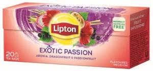 Vaisinė arbata, LIPTON, Exotic Passion, 20 vnt.