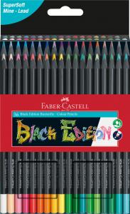 Spalvoti pieštukai Faber-Castell, Black Edition, 36 spalvos