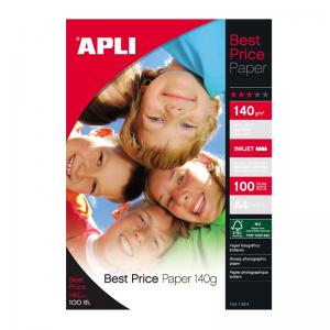 Foto popierius APLI BEST PIRCE, A4, 140 g/m2, 100 lapų