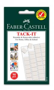 Montavimo kvadratėliai Faber-Castell Tack-It, 50g, baltos spalvos