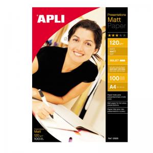 Fotopopierius APLI MATT PAPER 120 g/m², A4 formatas, 100 lapų pakuotėje