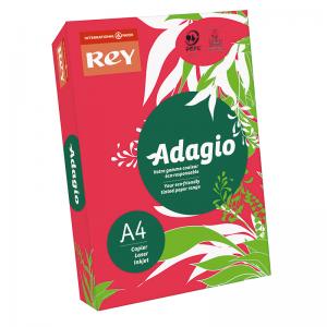 Spalvotas popierius REY ADAGIO 22, A3, 80 g/m2, 500 lapų, raudona