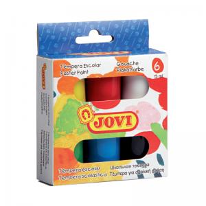 Guašas JOVI TEMPERA, 15ml, 6 spalvų rinkinys