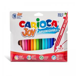 Flomasteriai CARIOCA JOY, 18 vnt.