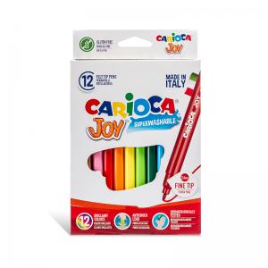 Flomasteriai CARIOCA JOY, 12 vnt., popierinė pakuotėje