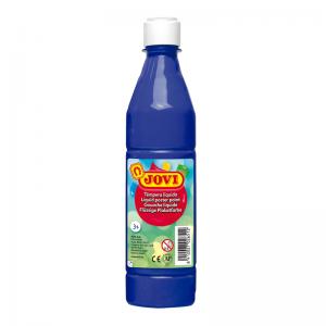 Tempera dažai buteliuke JOVI, 500 ml, tamsiai mėlyna sp.