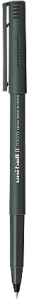 Gelinis rašiklis UNI UB-104, 0,5mm, juodos spalvos