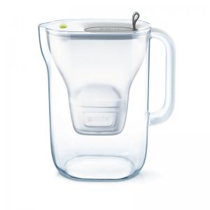 Vandens filtras-ąsotis BRITA Style 2.4L pilkas, su vandens filtru MAXTRA+ 1 vnt.