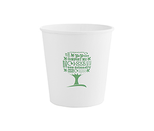 Vienkartiniai indeliai sriubai, VEGWARE, Green tree, popieriniai, 720 ml, D 115 mm, 25 vnt