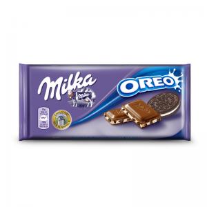 Pieniškas šokoladas su sausainiu MILKA Oreo Choco, 100 g