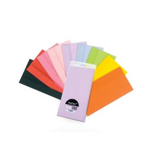 Dekoratyviniai vokai Image Coloraction C65, 114x229mm, 120g, su nuplėšiama juostele, 25 rožinės spalvos, 10vnt