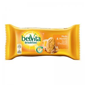 Sausainis BELVITA, su riešutais ir medumi, 50 g