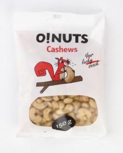 Anakardžių riešutai O!NUTS, 150 g