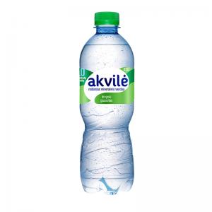 Natūralus mineralinis vanduo Akvilė, lengvai gazuotas, plastikiniame butelyje, 0.5l (D)