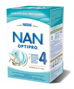 Pieno gerimas vaikams, praturtintas vitaminais ir mineralais NAN OPTIPRO® 4. Nuo 2 metu., 800g