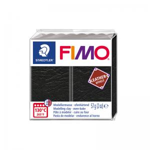 Modelinas FIMO, odos efektas, 57 g, juoda sp.