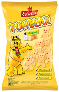 ESTRELLA POM-BEAR traškus bulvinis užkandis su druska, 65 g