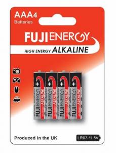 Elementai FUJI High Energy Alkaline AAA , 4vnt