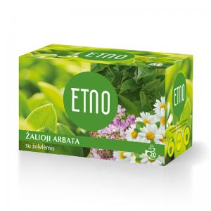 Žalioji arbata Etno su žolelėmis, 20x2g