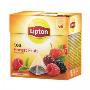 Arbata Lipton Nirvana Forest Fruit, 20 piramidės formos pakelių