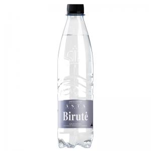 **Natūralus mineralinis vanduo Birutė 0.5l gazuotas, plastikiniame butelyje (D)