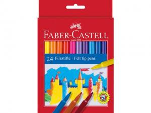 *Flomasteriai Faber-Castell, 24 spalvų