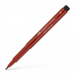 Rašiklis piešimui Faber-Castell PITT Artist Pen B, teptukinis, #192 India Red