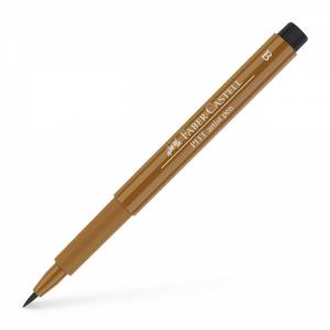 Rašiklis piešimui Faber-Castell PITT Artist Pen B, teptukinis, #180 Raw Umber