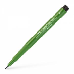 Rašiklis piešimui Faber-Castell PITT Artist Pen B, teptukinis, #167 Permanent Green Olive