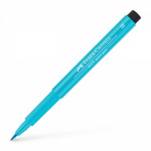 Rašiklis piešimui Faber-Castell PITT Artist Pen B, teptukinis, #154 Light Cobalt Turquoise