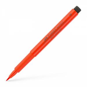 Rašiklis piešimui Faber-Castell PITT Artist Pen B, teptukinis, #118 Scarlet Red