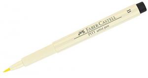 Rašiklis piešimui Faber-Castell PITT Artist Pen B, teptukinis, #103 Ivory