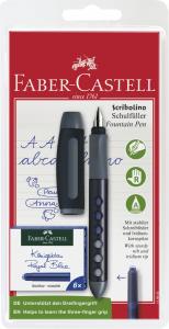 Plunksnakotis Faber-Castell Scribolino, dešiniarankiams, mėlynos spalvos korpusas