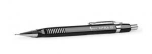 Automatinis pieštukas Forpus AZTECA 0.5mm, juodas korpusas, trikampė laikymo zona, trintukas po kamštėlių