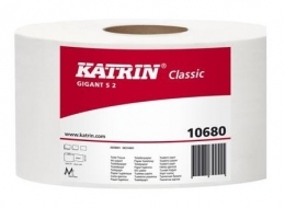 Tualetinis popierius Katrin Classic Gigant S2, 2 sluoksniai, baltos spalvos, 150m