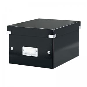 Universali dėžė Leitz Click&Store Large, 369x200x484mm, juodos spalvos