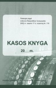 Kasos knyga, A5, periodui, SC, 31x2 lapai