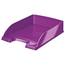 Dokumentų lentynėlė Leitz Plus Wow, 255x70x357mm, plastikinė, blizgi, violetinės spalvos