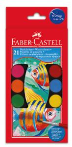 Akvareliniai dažai Faber-Castell, 21 spalvų
