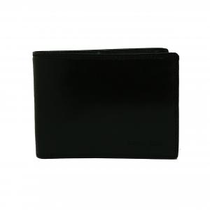 Vyriška piniginė Gianni Conti 9407041-10, natūralios odos, juodos spalvos