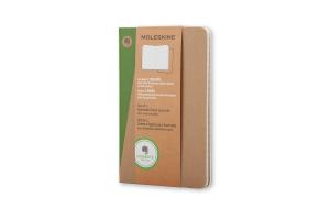 *Užrašų knygutė Moleskine Evernote 9x14cm, linijomis, minkštu viršeliu, 2vnt/pak, rudos spalvos