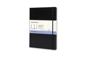 Užrašų knygutė Moleskine Sketchbooks A4, baltais lapais, kietu viršeliu, juodos spalvos