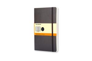 *Užrašų knygutė Moleskine Classic 9x14cm, linijomis, minkštu viršeliu, juodos spalvos