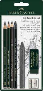 Rinkinys eskizavimui Faber-Castell Pitt Graphite, 7 dalys