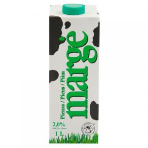 Pienas Margė, 2%, 1L