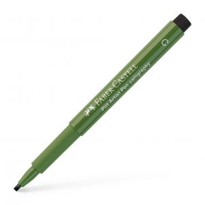 Rašiklis piešimui Faber-Castell PITT Artist Pen C, kaligrafinis, #174 Chromium Green Opaque