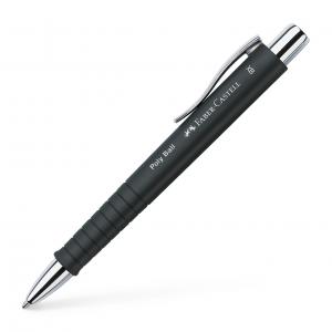 Automatinis tušinukas  Faber-Castell, PolyBall, XB, 0.6mm, juodos spalvos