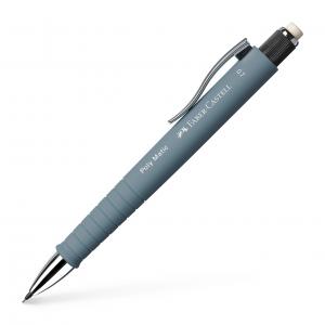 Automatinis pieštukas Faber-Castell Poly-Matic, 0,7mm, pilkos spalvos