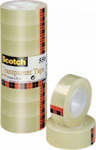 *Lipni juostelė Scotch, 550, 12mmx33m, skaidri